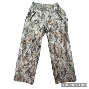 Natural Gear Camo Pants Men Size M Elastic Waist Zipper Pockets Hunting Outdoor